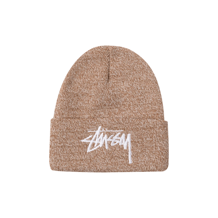 Stussy Marled Stock Cuff Beanie 'Copper'