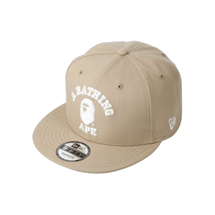 BAPE x New Era Snap Back Cap 'Beige'