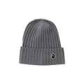 BAPE Ape Head One Point Knit Cap 'Grey'