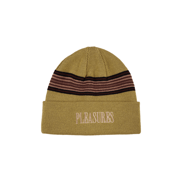 Pleasures Wander Striped Beanie 'Matcha'