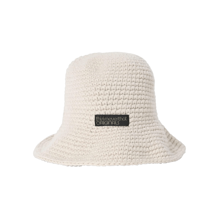 thisisneverthat Knitted Bucket Hat 'Ivory'