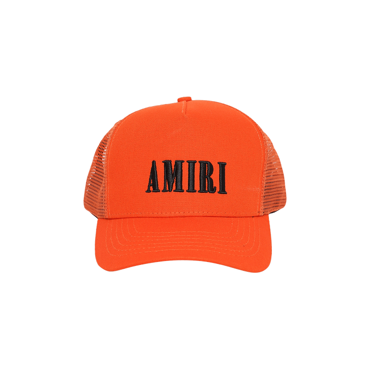 Amiri Core Logo Trucker Hat 'Orange/Black'