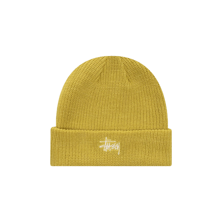 Stussy Basic Cuff Beanie 'Mustard'