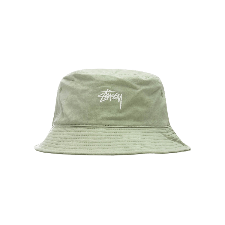 Stussy Basic Logo Bucket 'Light Green'