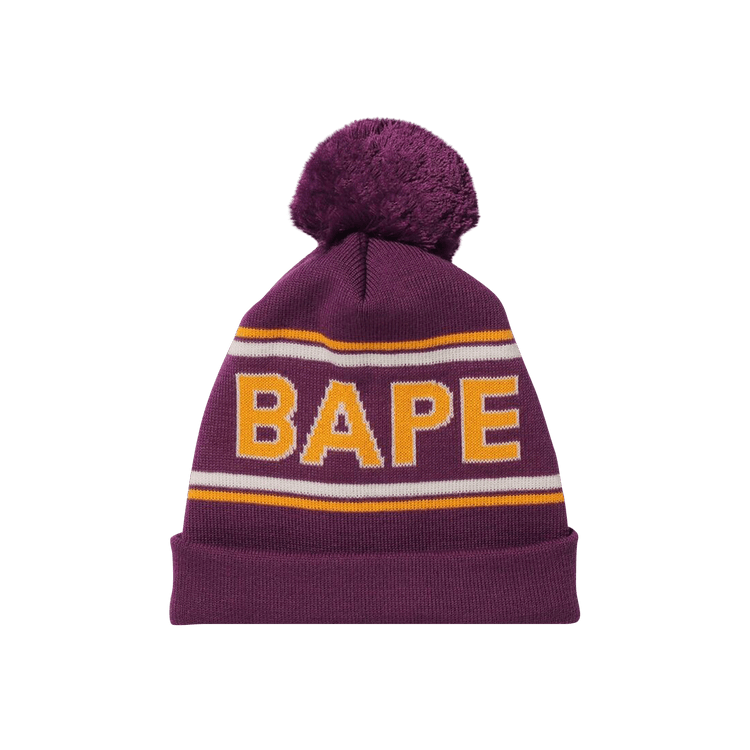 BAPE Knit Cap 'Purple'
