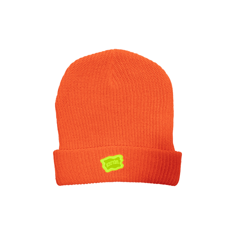 Icecream Dune Knit Cap 'Neon Red'