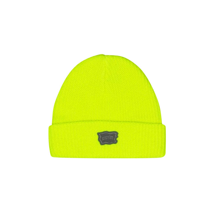 Icecream Dune Knit Cap 'Neon Yellow'