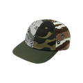BAPE Mad Shark Crazy Camo Panel Cap 'Multicolor'