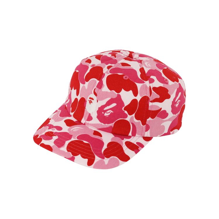 BAPE ABC Camo Ape Head Panel Cap 'Pink'