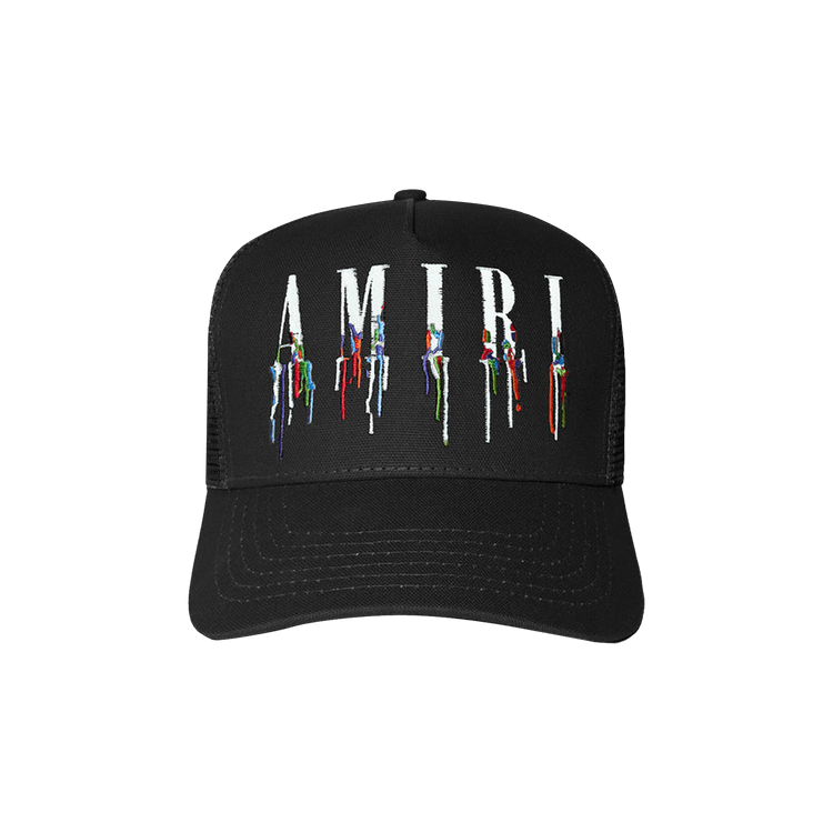 Amiri Paint Drip Core Logo Trucker 'Black'