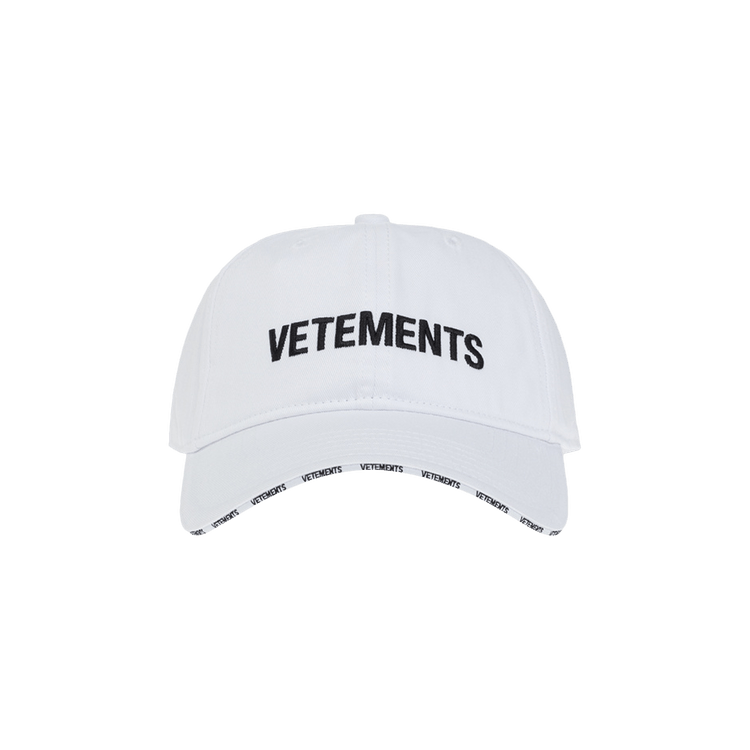 Vetements Iconic Logo Cap 'White/Black'