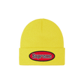 Supreme Oval Patch Beanie 'Yellow'