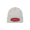 Supreme Oval Patch Beanie 'Heather Grey'