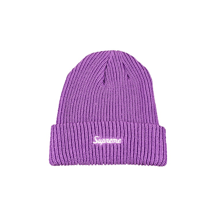 Supreme Loose Gauge Beanie 'Bright Purple'