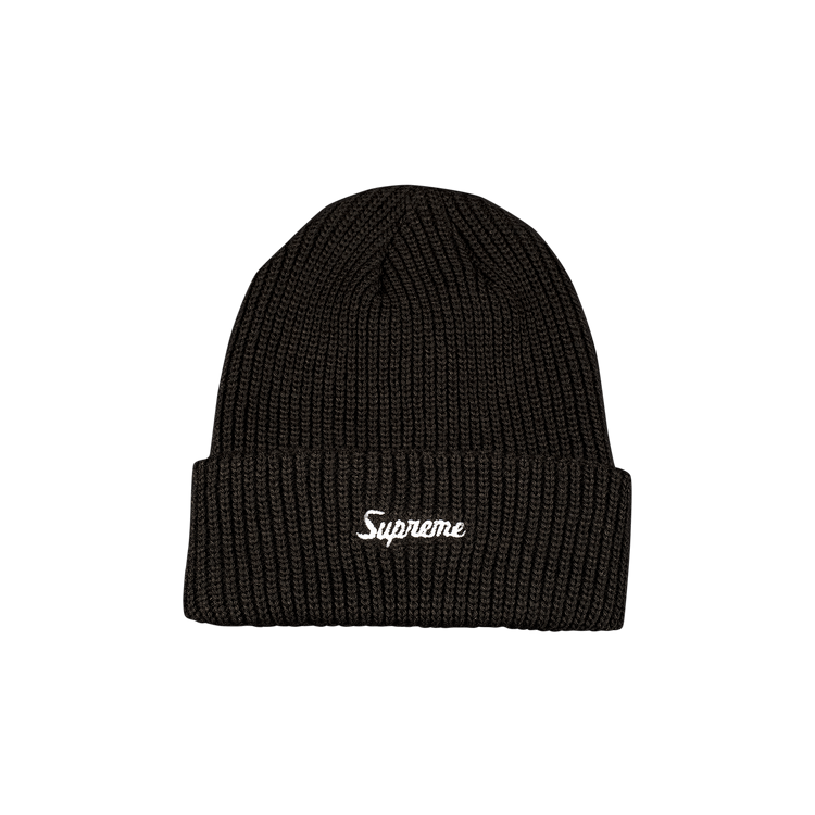 Supreme Loose Gauge Beanie 'Black'