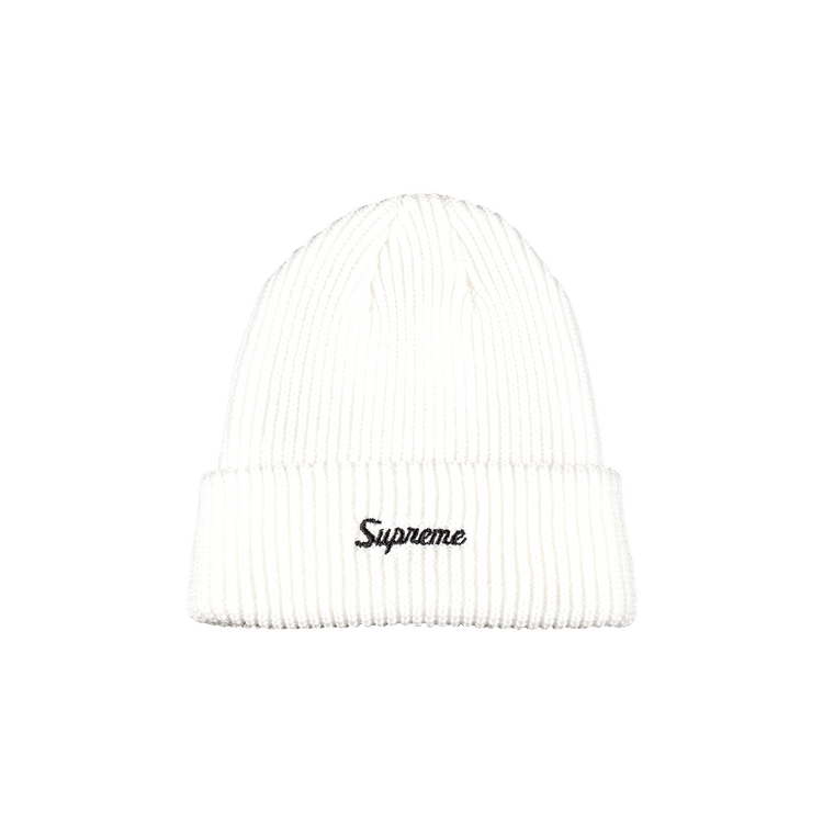 Supreme Loose Gauge Beanie 'White'