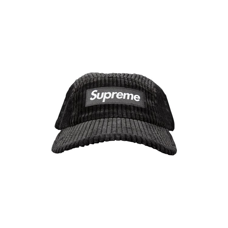 Supreme Corduroy Camp Cap 'Black'