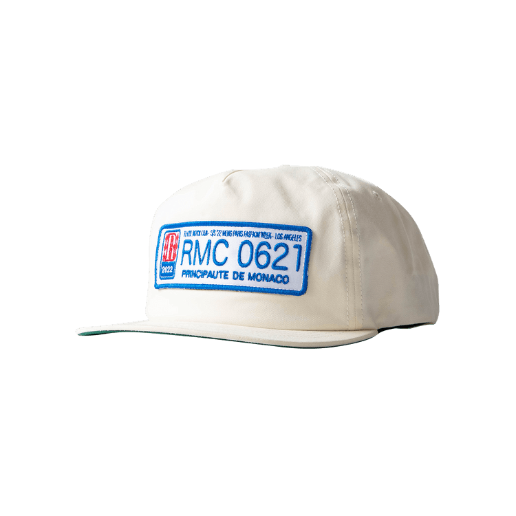 Rhude Licence Plate Hat 'Crème'