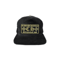 Chrome Hearts Hollywood Corduroy Trucker Hat 'Black/Gold'
