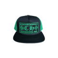 Chrome Hearts Hollywood Trucker Hat 'Black/Green'