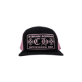 Chrome Hearts Hollywood Trucker Hat 'Black/Pink'