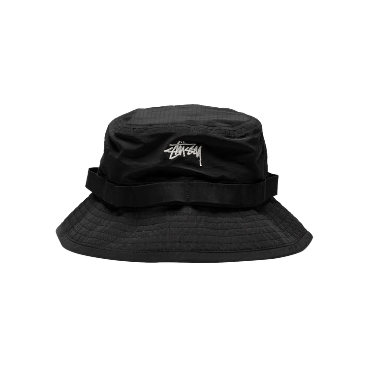 Stussy Nyco Ripstop Boonie Hat 'Black'