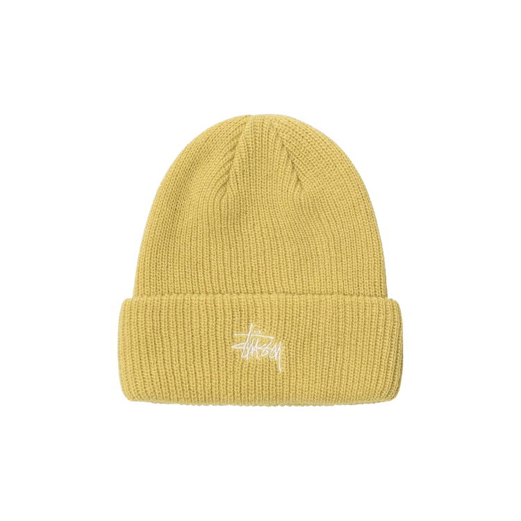 Stussy Stock Cuff Beanie 'Mustard'