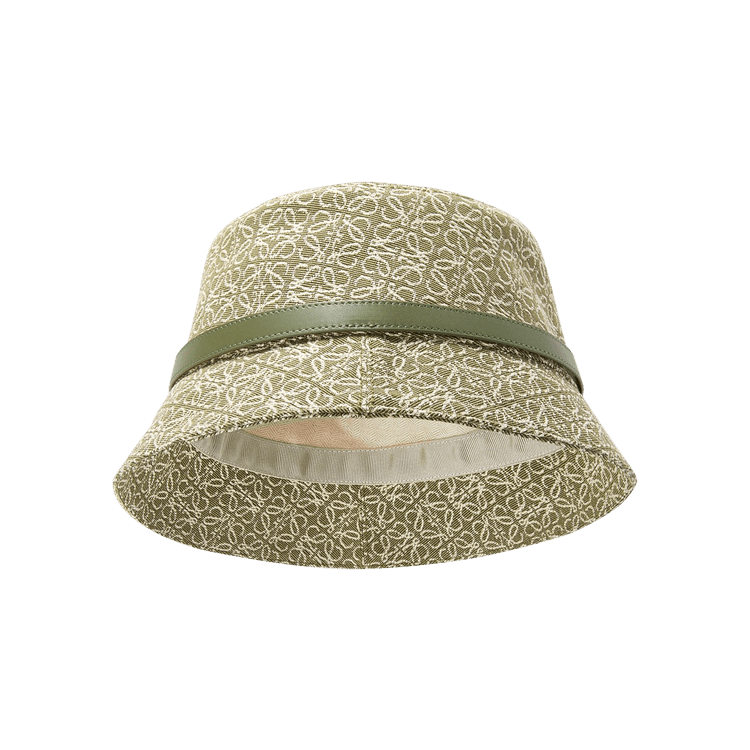 Loewe Anagram Jacquard Bucket Hat 'Green/Avocado Green'
