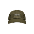 Supreme Small Box Coated Linen 6-Panel 'Olive'