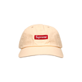 Supreme Small Box Coated Linen 6-Panel 'Natural'