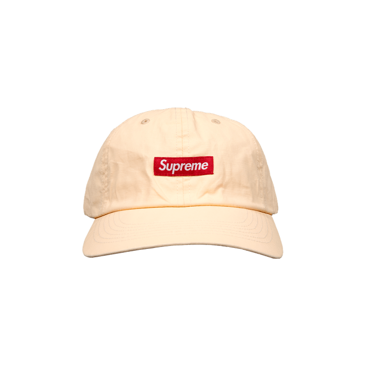 Supreme Small Box Coated Linen 6-Panel 'Natural'