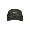 Supreme Small Box Coated Linen 6-Panel 'Black'