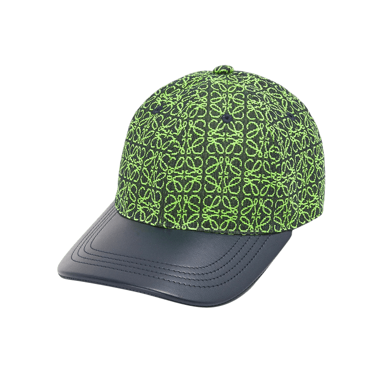 Loewe Anagram Cap 'Apple Green/Deep Navy'