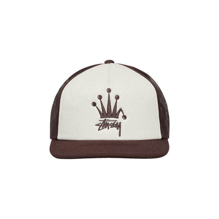 Stussy Crown Stock Trucker Cap 'Brown'