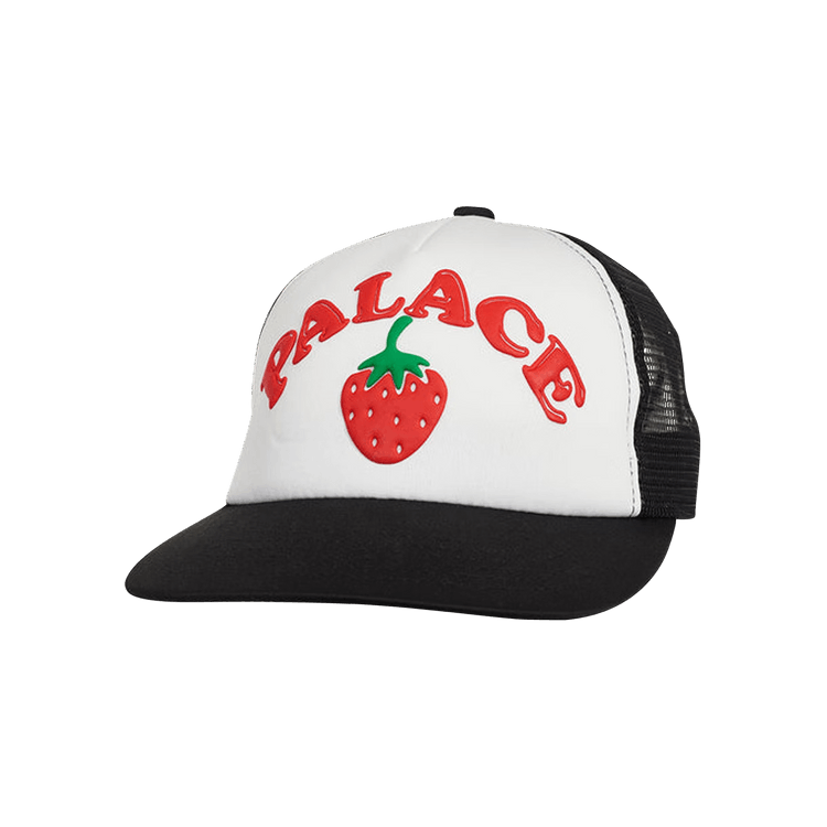 Palace Strawberry Trucker Hat 'Black'