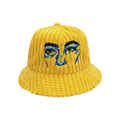 KidSuper Corduroy Face Bell Hat 'Mustard'