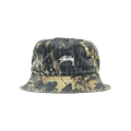Stussy Washed Stock Bucket Hat 'Leaf Camo'