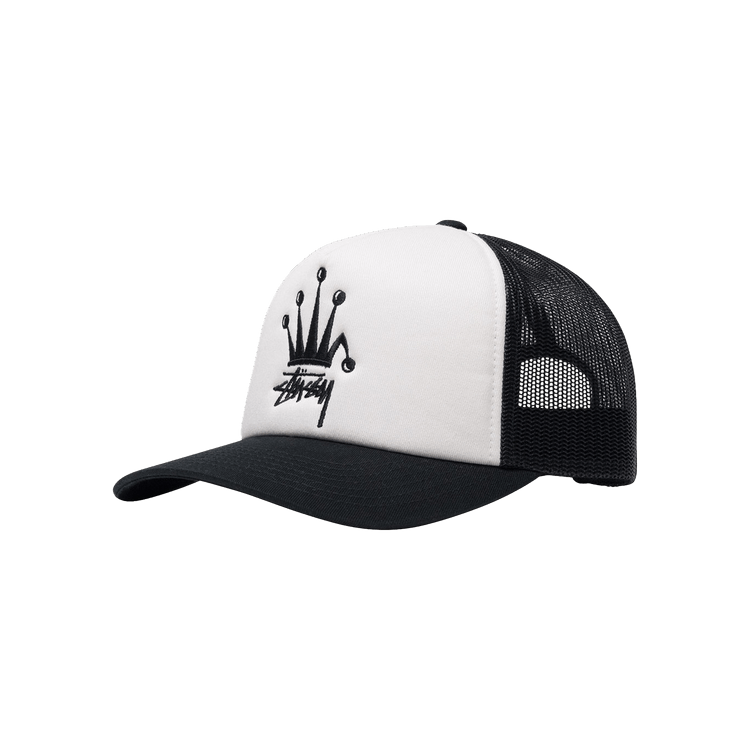 Stussy Crown Stock Trucker Cap 'Black'