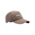 Balmain Cotton Cap 'Taupe/Blanc'