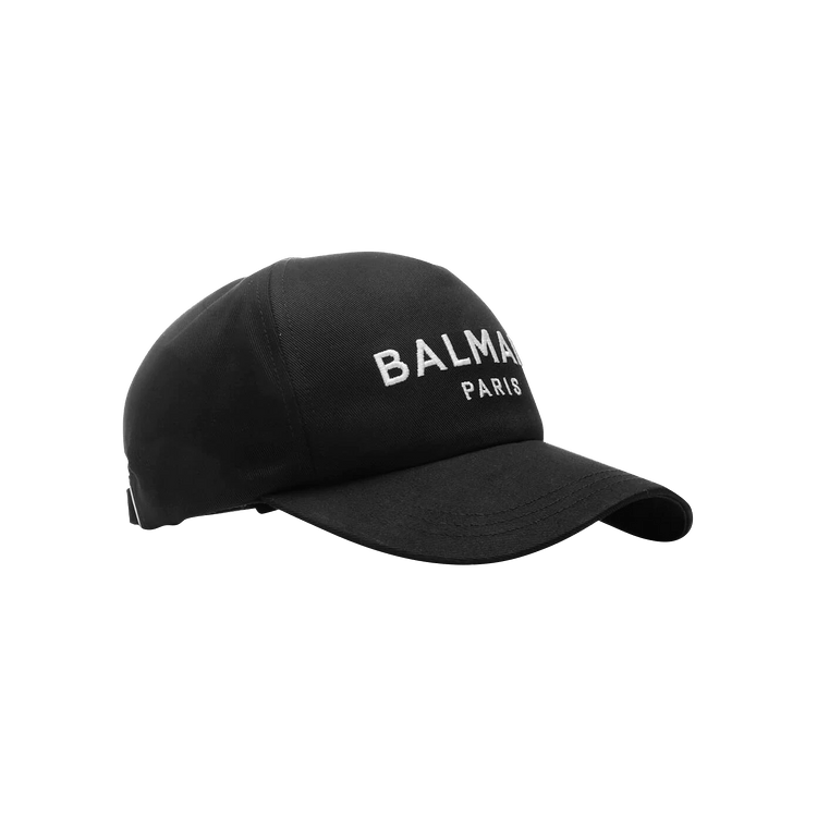 Balmain Cotton Cap 'Noir/Blanc'