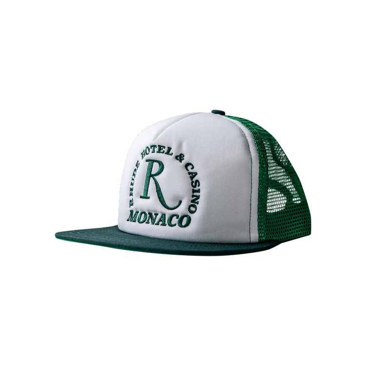 Rhude Hotel Trucker Hat 'Hunter Green/White'
