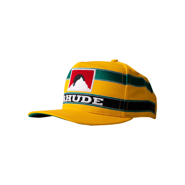 Rhude Ayrton Hat 'Yellow/Forest Green/Red'
