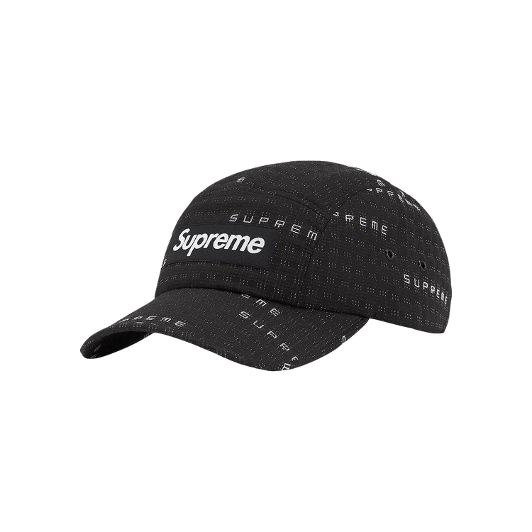 Supreme Stitch Jacquard Camp Cap 'Black'