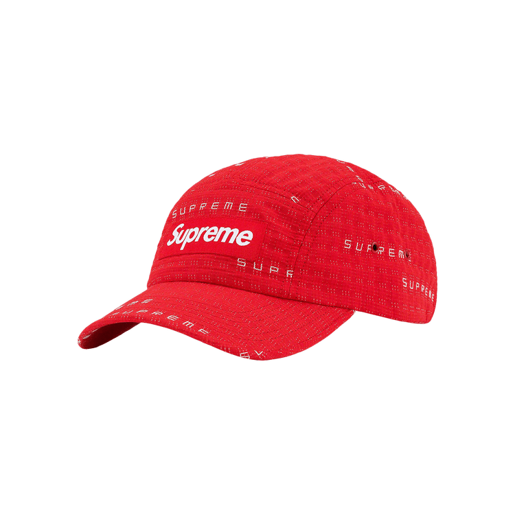 Supreme Stitch Jacquard Camp Cap 'Red'