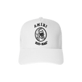 Amiri Zig Zag Trucker Hat 'White/Black'