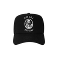Amiri Zig Zag Trucker Hat 'Black/White'