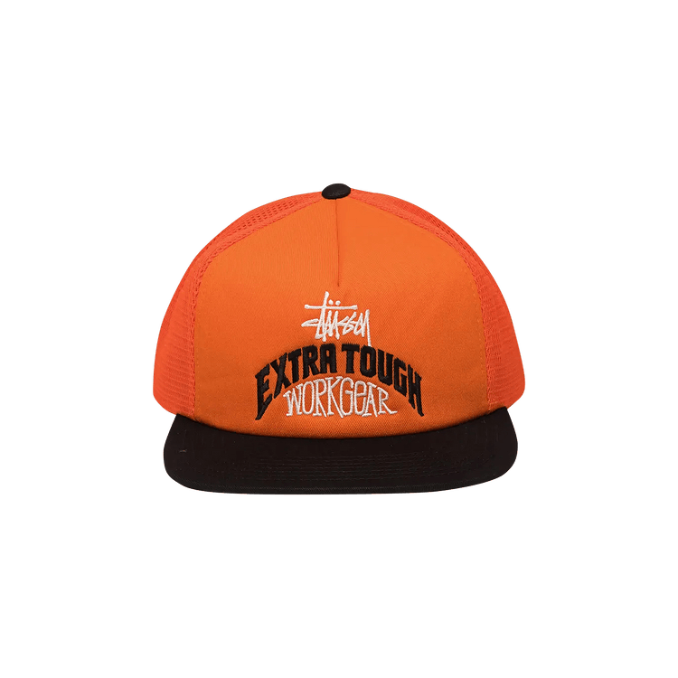 Stussy Extra Tough Trucker Cap 'Orange'
