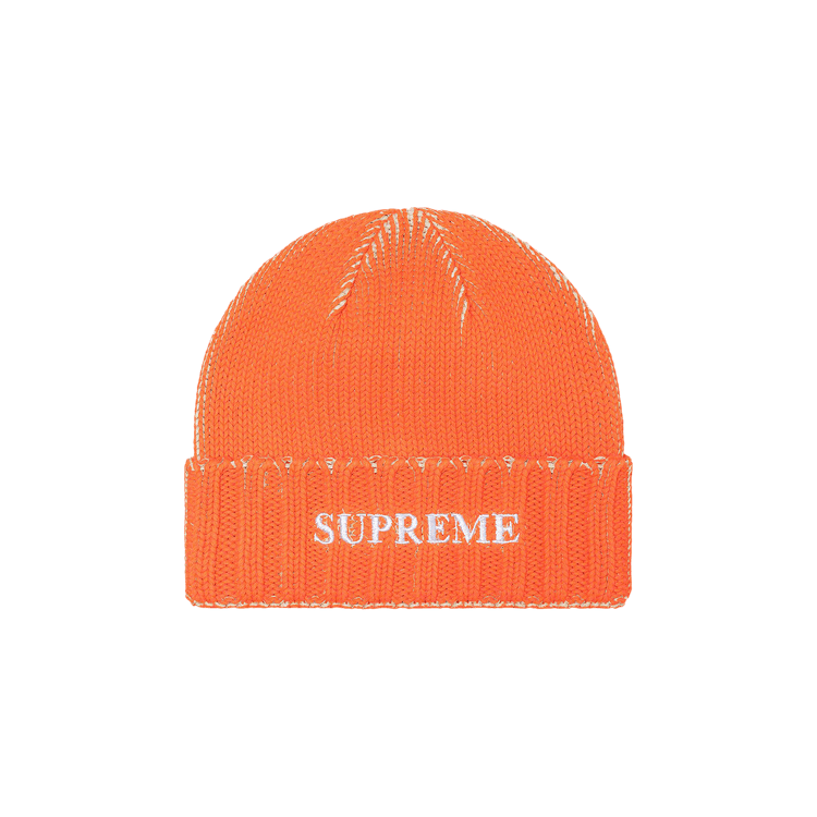 Supreme Overprint Beanie 'Orange'