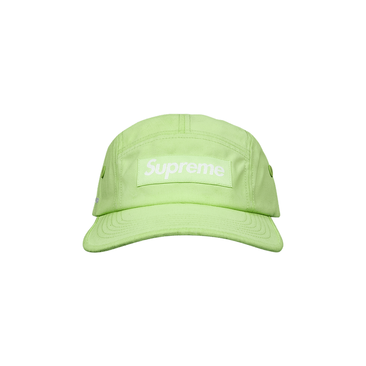 Supreme Coated Cordura Camp Cap 'Lime'