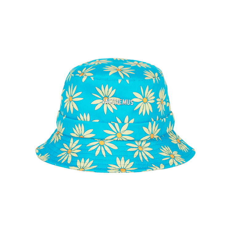 Jacquemus Le Bob Artichaut 'Print Green/Blue Flowers'